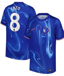Enzo Fern¨¢ndez Chelsea Nike Youth 2024/25 Home Replica Player Jersey - Blue