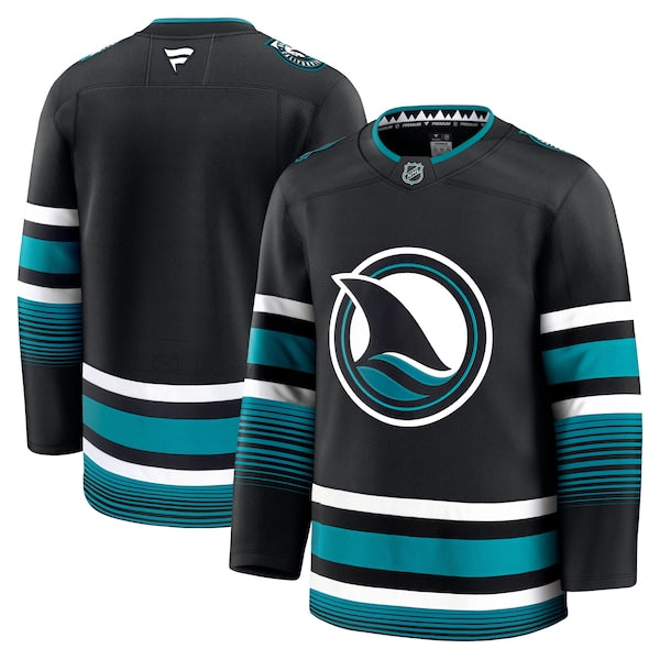 San Jose Sharks Alternate Premium Jersey - Black/Teal