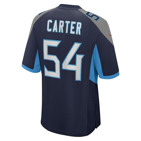 Lorenzo Carter Tennessee Titans Nike Team Game Jersey - Navy - Image 3