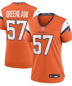 Dre Greenlaw Denver Broncos Nike Women's Team Game Jersey -  Orange