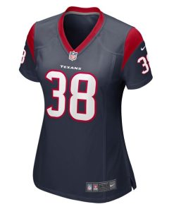 Alternative view of Jacobi Francis Houston Texans Nike Women's Game Player Jersey - Navy
