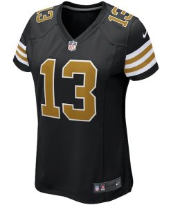 Alternative view of Michael Thomas New Orleans Saints Nike Women's Player Jersey - Black