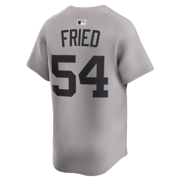 Max Fried New York Yankees Nike Road Limited Player Jersey - Gray/White - Image 6