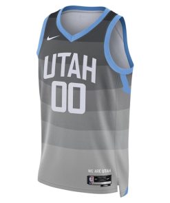 Alternative view of Utah Jazz Nike Unisex 2025/26 City Edition Swingman Custom Jersey - Gray