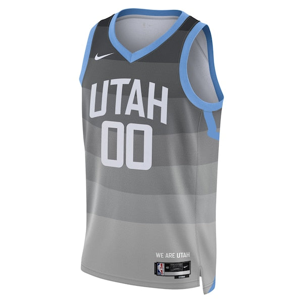 Utah Jazz Nike Unisex 2025/26 City Edition Swingman Custom Jersey - Gray - Image 2