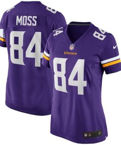 Randy Moss Minnesota Vikings Nike Women's Game Retired Player Jersey - Purple