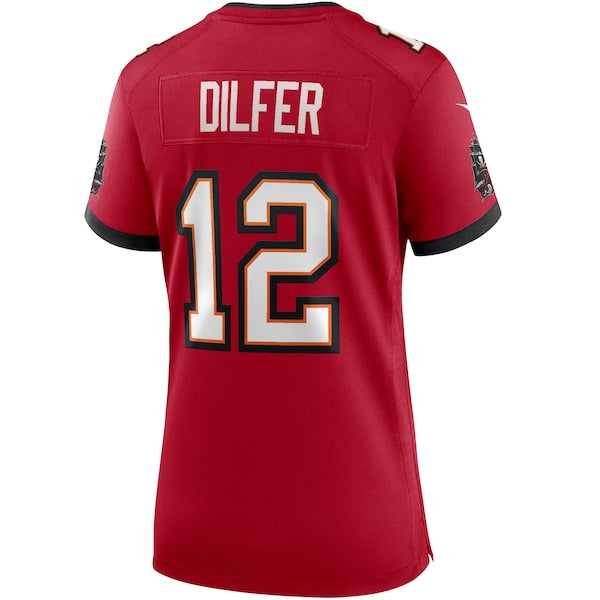 Trent Dilfer Tampa Bay Buccaneers Nike Women's Game Retired Player Jersey - Red - Image 3