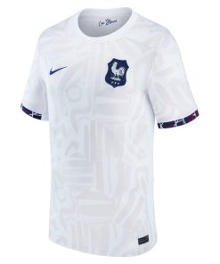 Alternative view of France Women's National Team Nike 2023 Away Stadium Replica Jersey - White