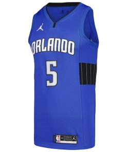 Alternative view of Paolo Banchero Orlando Magic Jordan Brand Swingman Player Jersey - Statement Edition - Royal