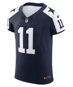 Alternative view of Micah Parsons Dallas Cowboys Nike Alternate Vapor F.U.S.E. Elite Jersey - Navy