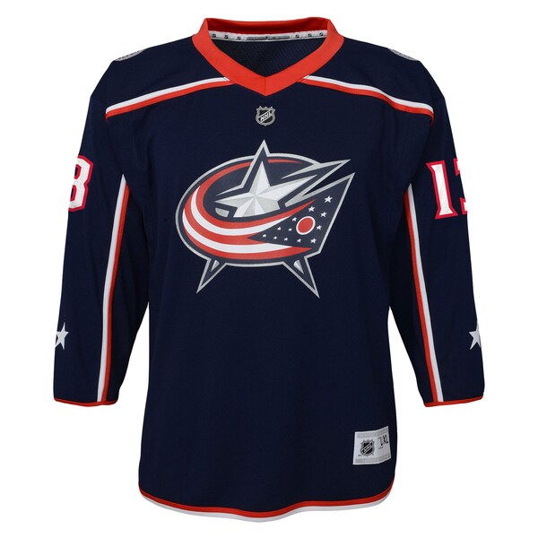 Johnny Gaudreau Columbus Blue Jackets Youth Replica Player Jersey - Navy - Image 2