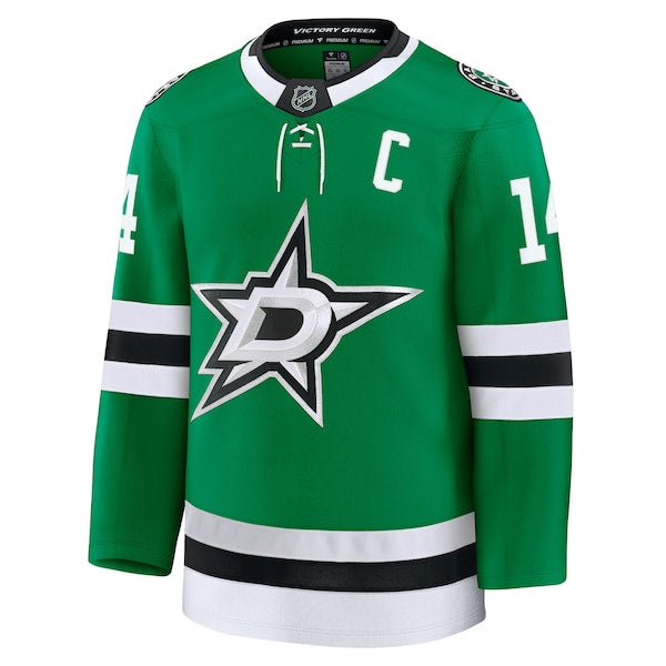 Jamie Benn Dallas Stars Home Premium Jersey - Kelly Green/Black - Image 3