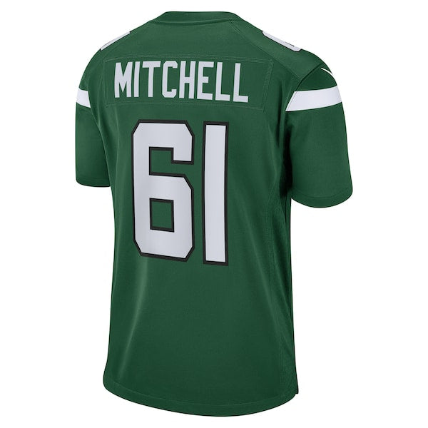 Max Mitchell New York Jets Nike Game Player Jersey - Gotham Green - Image 3