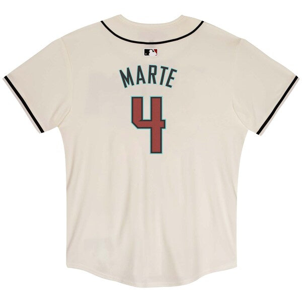 Ketel Marte Arizona Diamondbacks Nike Preschool Home Game Jersey - White - Image 3