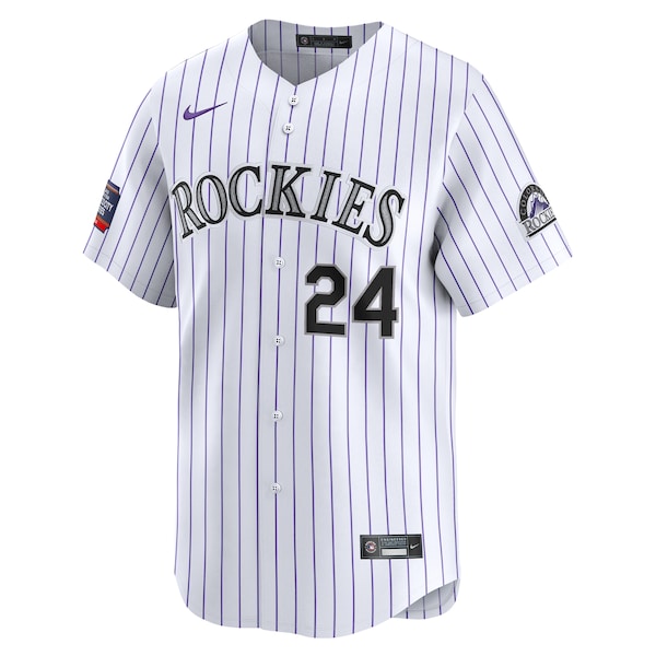 Ryan McMahon Colorado Rockies Nike 2024 MLB World Tour Mexico City Series Home Limited Player Jersey - White - Image 2