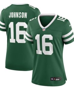 Tyler Johnson New York Jets Nike Women's Team Game Jersey - Legacy Green