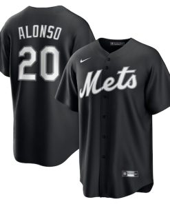 Pete Alonso New York Mets Nike  Replica Player Jersey - Black