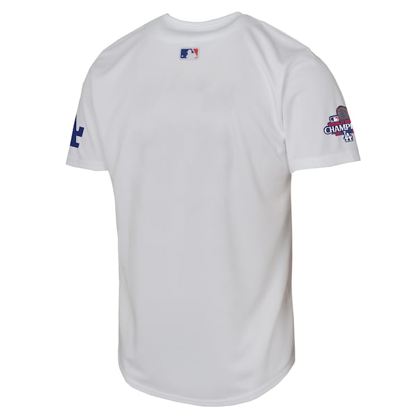 Los Angeles Dodgers Nike Youth 2024 World Series Champions Home Limited Jersey - White - Image 3