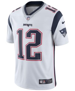 Alternative view of Tom Brady New England Patriots Nike Vapor Untouchable Limited Player Jersey - White