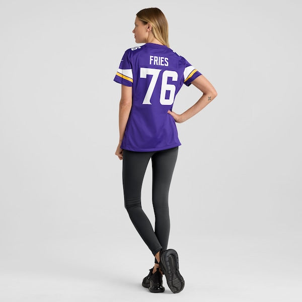 Will Fries Minnesota Vikings Nike Women's Team Game Jersey - Purple - Image 6