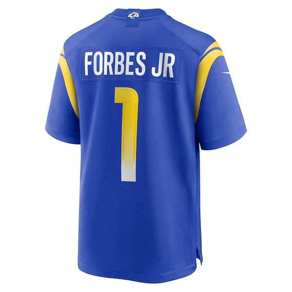 Emmanuel Forbes Jr. Los Angeles Rams Nike Team Game Jersey - Royal - Image 3