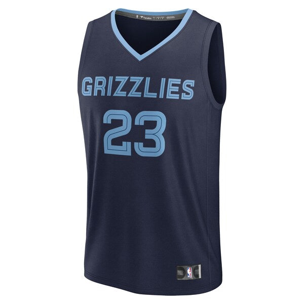 Cedric Coward Memphis Grizzlies Youth 2025 NBA Draft First Round Pick Fast Break Replica Jersey - Icon Edition - Navy - Image 2