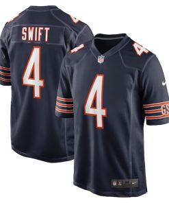 D'Andre Swift Chicago Bears Nike  Game Jersey -  Navy