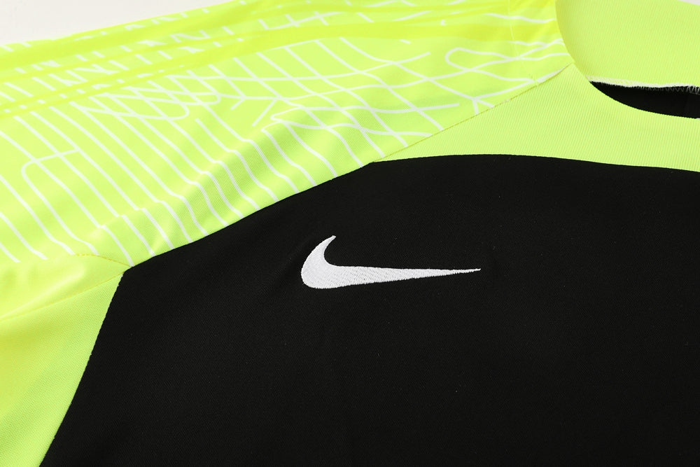 Nike Short Sleeve Training Jersey Set-ND07- Yellow/Black - Image 7