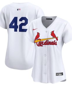 St. Louis Cardinals Nike Women's 2024 Jackie Robinson Day Home Limited Jersey?¨C White