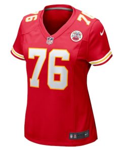 Alternative view of Kingsley Suamataia Kansas City Chiefs Nike Women's  Game Jersey -  Red