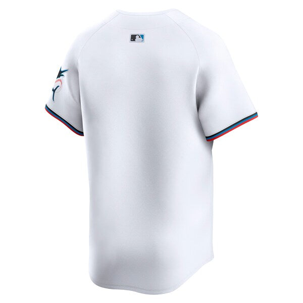 Miami Marlins Nike Youth Home Limited Jersey - White - Image 3