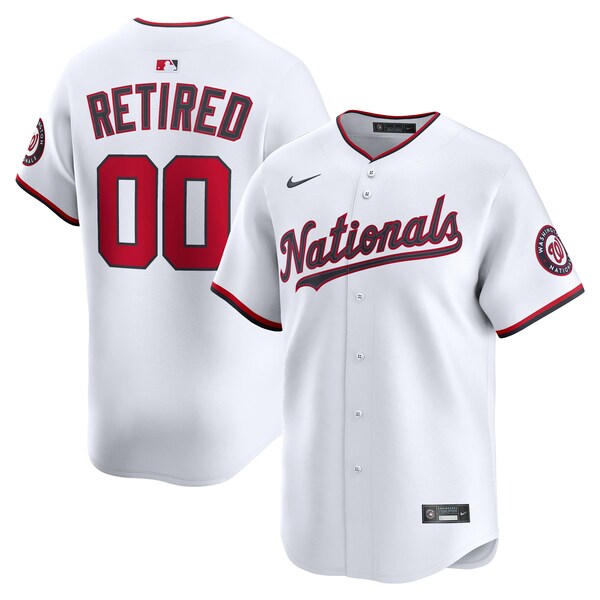 Washington Nationals Nike Home Limited Pick-A-Player Retired Roster Jersey - White