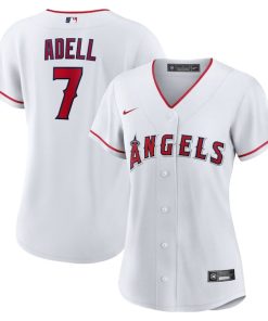 Jo Adell Los Angeles Angels Nike Women's Home Replica Jersey - White