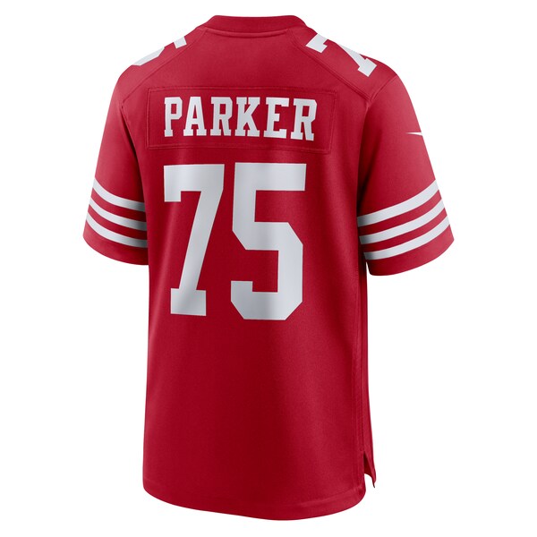 Brandon Parker San Francisco 49ers Nike Team Game Jersey - Scarlet - Image 3
