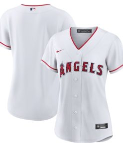 Los Angeles Angels Nike Women's Home Replica Team Jersey - White