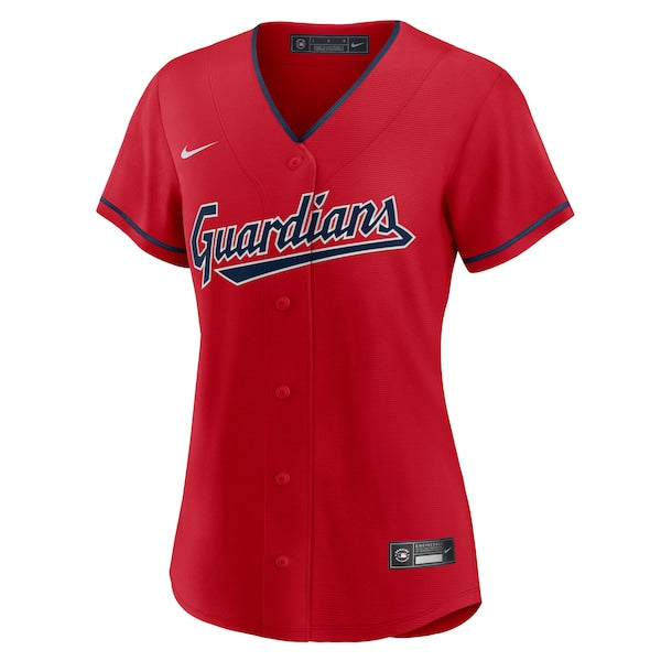 Cleveland Guardians Nike Women's Alternate Replica Team Jersey - Red - Image 2
