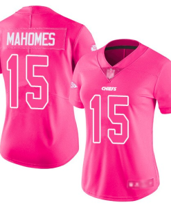 Patrick Mahomes Kansas City Chiefs Nike Women's Game Jersey - Pink