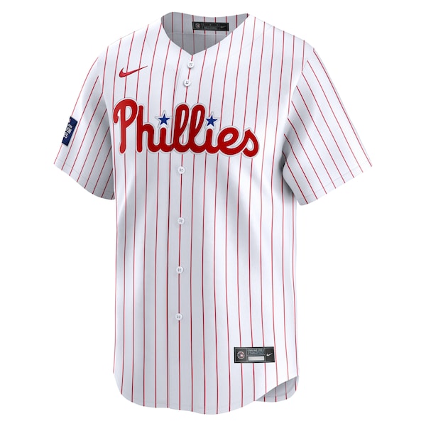 Nick Castellanos Philadelphia Phillies Nike 2024 MLB World Tour London Series Home Limited Player Jersey - White - Image 2