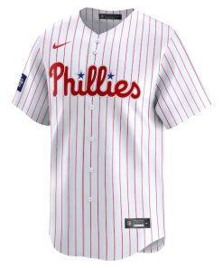 Alternative view of Kyle Schwarber Philadelphia Phillies Nike 2024 MLB World Tour London Series Home Limited Player Jersey - White
