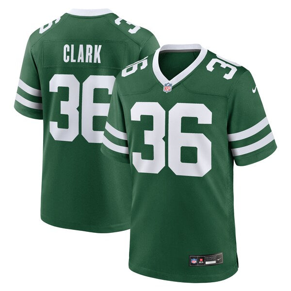 Chuck Clark New York Jets Nike Team Game Jersey - Legacy Green - Image 2
