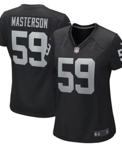 Luke Masterson Las Vegas Raiders Nike Women's Game Player Jersey - Black