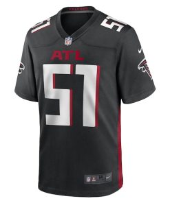 Alternative view of DeAngelo Malone Atlanta Falcons Nike Game Player Jersey - Black
