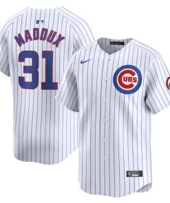 Greg Maddux Chicago Cubs Nike Home Limited Player Jersey - White
