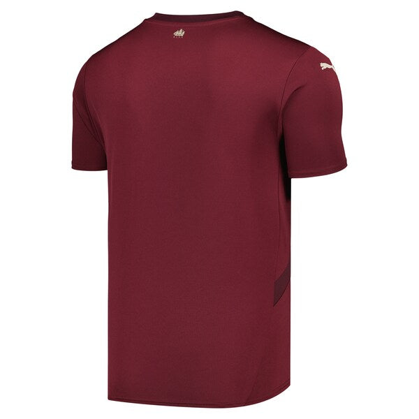 Manchester City Puma 2024/25 Third Replica Blank Jersey - Burgundy - Image 3