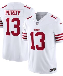 Alternative view of Brock Purdy San Francisco 49ers Nike Vapor F.U.S.E. Limited Jersey - White