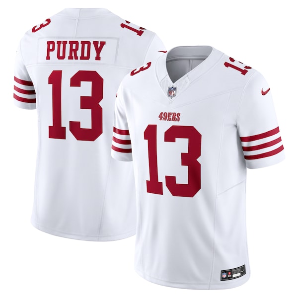 Brock Purdy San Francisco 49ers Nike Vapor F.U.S.E. Limited Jersey - White - Image 2