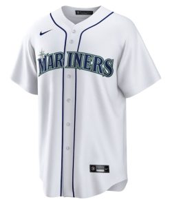 Alternative view of JP Crawford Seattle Mariners Nike Home Replica Jersey - White