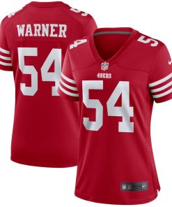 Fred Warner San Francisco 49ers Nike Women's Team Game Player Jersey - Scarlet