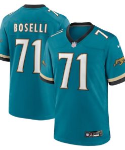 Tony Boselli Jacksonville Jaguars Nike Prowler Throwback Retired Player Game Jersey - Teal