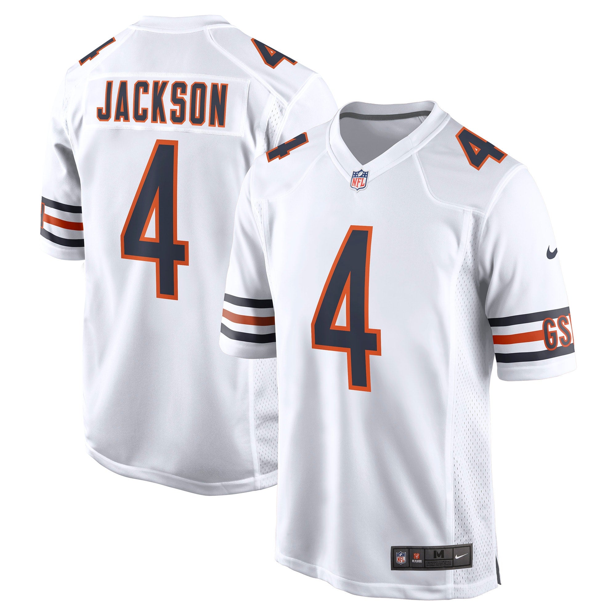 Eddie Jackson Chicago Bears Nike Game Player Jersey - Navy/White - Image 5